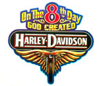 harley davidson on the 8th day god created harley davidson vintage t-shirt iron-on heat transfer
